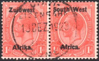 OTAVI TSUMEB railway postmark