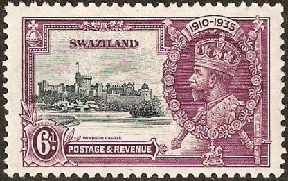 Swaziland 1935 Silver Jubilee variety
