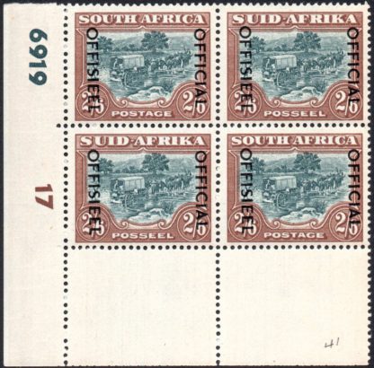 South Africa Official stamps O48