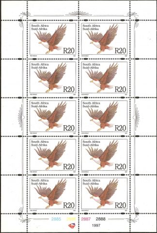 South Africa 1997 R20 Fish Eagle