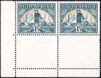 South Africa 1933-48 1½d Flag on Chimney