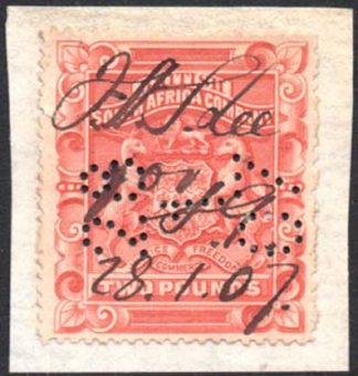 Rhodesia 1897 £2 perf 15