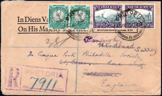 1936 registered official cover