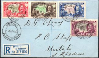 Southern Rhodesia 1935 Silver Jubilee first day cover