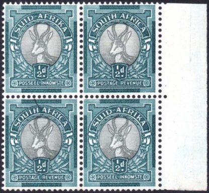 South Africa ½d Issue 5 variety