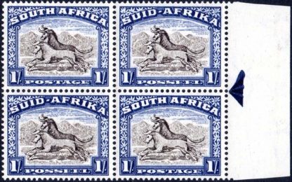 South Africa 1947-54 1s arrow block SG 120a