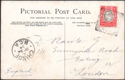 BCA 1904 postcard Fort Johnston postmark