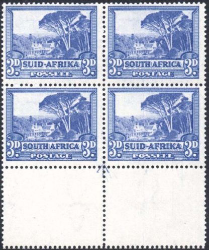 South Africa 1933-48 3d arrow block