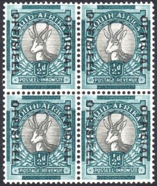 South Africa Official ½d SG O31a