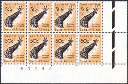 South Africa 50c giraffe SG 196