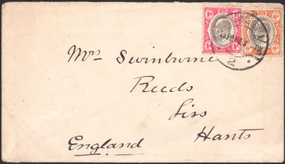 Transvaal 1902 Late Fee cover