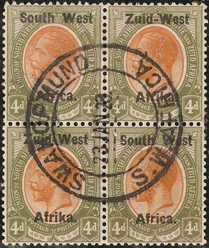 South West Africa 4d SG5