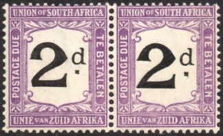 South Africa 1914 2d postage due