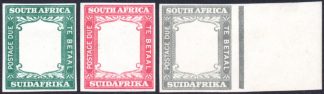 South Africa 1927 Frame proofs
