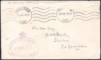 1940 Potchefstroom Camp cover