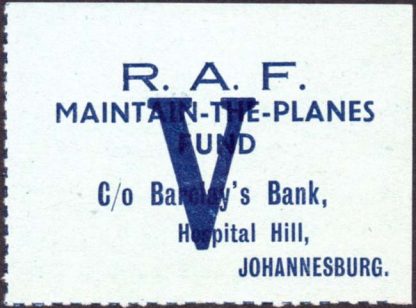 South Africa RAF maintain the planes fund label