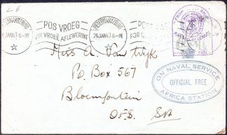 South Africa On Naval Service cover