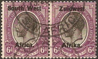 South West Africa 1923-6 6d SG.21 used