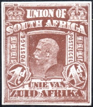 South Africa 1911 Mackay Essay, 4d brown, single